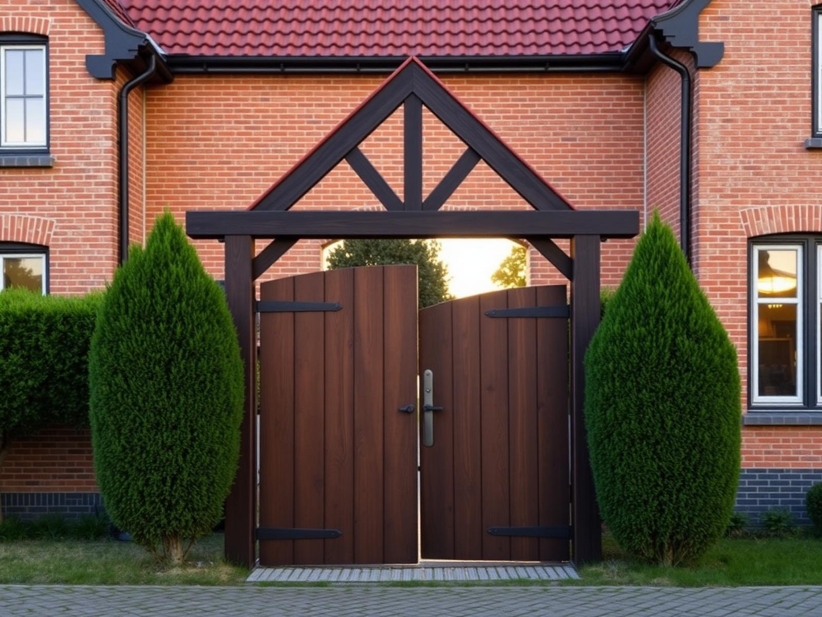 Authentieke poort van B&B Bloonwinning